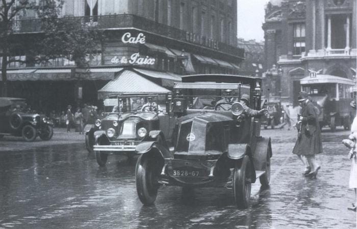 Le garagiste en 1900