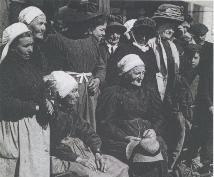 La foire est un lieu de rencontre en 1900
