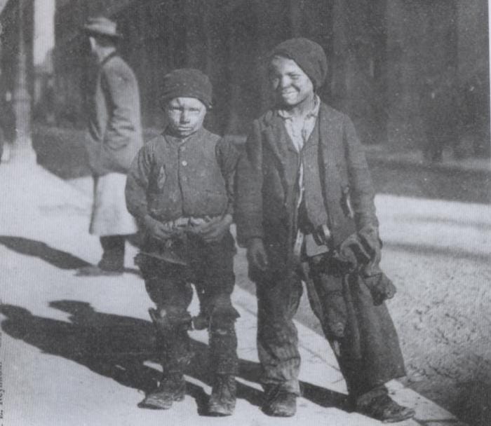 Les ramoneurs ou petits Savoyards vers 1900