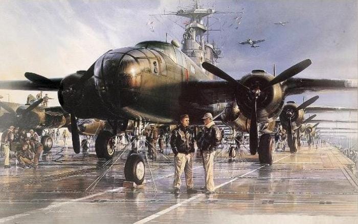 le raid de Doolittle sur Tokyo en 1942