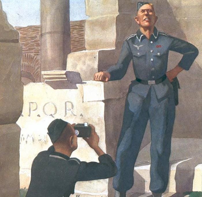 Les Allemands occupèrent la ville en septembre 1943