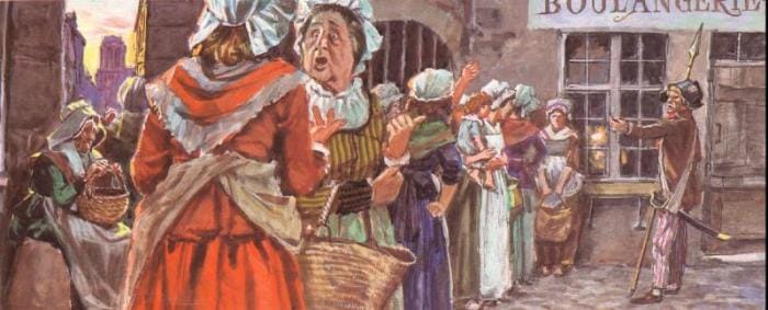 Les crises se succèdent sous la terreur en 1793