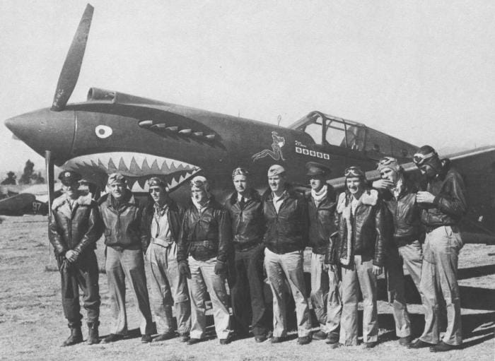Les victoires des Tigres Volants en 1942